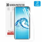 2 PACK For Samsung Galaxy Note10+ S10 FULL Cover HYDROGEL AQUA Screen Protector
