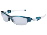 Oakley Flak Jacket Sunglasses 24-377J Crystal Turquoise/Slate Iridium Asian