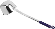 Alipis Stainless Steel Spoon Stainless Soup Ladle Kitchen Ladles Foldable Water Bucket Water Dipper Skimmer Spoon Long Handle Scoop Shower Cup Bath Salt Scoop Shower Bucket Silver Plastic