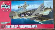Airfix 1:72 Curtiss P-40B Warhawk Scale Plastic Model Plane Kit A01003B, New