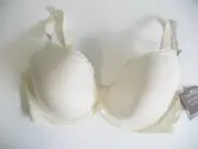 Calvin Klein Seductive Comfort Customized Lift Push Up Bra Ivory F2892 Sz 36DDD