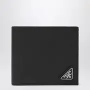 [Prada] Black Saffiano horizontal wallet One size Black