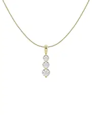 14K 1.00 ct. tw. Lab-Grown Diamond Solitaire Pendant Necklace