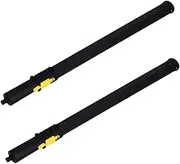Steam Cleaner Extension Tube Cleaning Attachment Multifunction Connector Washer Accessories for Living Room Car for SC Series, Yellow, 2Pole