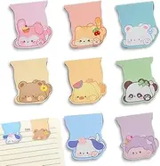 GGUFAY Pack of 8 Magnetic Bookmarks Children - Animal Shapes Panda, Chicken, Bear, Tiger - Creative Bookmarks for Books & Notebooks
