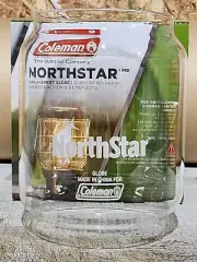 TWO COLEMAN REPLACEMENT GLOBES 2000D043 FOR 2000/2500/2600 NORTHSTAR LANTERNS