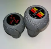 Old style Shift Knobs set fits Toyota Tacom 4Runner Prado Automatic light gray