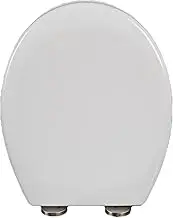 Toilet seat Toilet Seat with Soft Close, Quick Release for Easy Clean, Oval Toilet Seat, Slow Close Toilet Seat, Durable Loo Seat, Top Fix,O Shape 34 * 44Cm