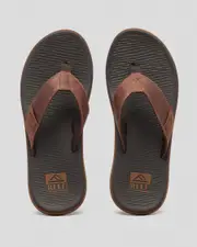 [Reef] Reef Men's Santa Ana Le Flip Flops Slippers in Brown Size 4 4 Brown