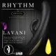 【送270ml潤滑液】美國RHYTHM by KAMA SUTRA．LAVANI 3馬達7段變頻LED幻彩充電式矽膠按摩