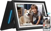 REUMAR Digital Picture Frame with Light,10.1 inch,WiFi Smart Digital Photo Frame IPS LCD Touch Screen, auto-Rotate,Built-in 32GB Storage, Easy Setup to Share Photo and Video Via Frameo APP