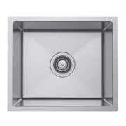 Castano Single Bowl Sink 450mm Top or Undermount Kitchen Sink Lirio SSLIRSB450