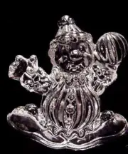 PRINCESS HOUSE ROCKING CLANCY CLOWN 24% LEAD CRYSTAL TREASURE COLLECTION NEW