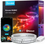 RGBIC LED Strip Lights, 65.6Ft Smart LED Lights for Bedroom, Bluetooth LED Strip