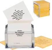 Happiness Question Card Game - 135 Conversation Starter Cards with Tips, Ideas,