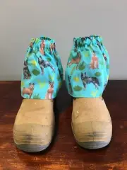 Blue Heeler Dog (Teal) Sock Savers - by Little Merino