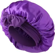 Silk Sleep Bonnets for Women, 1PC Adjustable Satin Shower Cap Soft Elastic Band