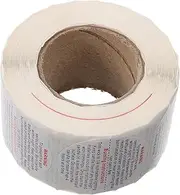 1 Roll Candle Warning Stickers Removable Jar Decals for Making Durable Labels for Jars Tins Votives English Print Easy Peel Stick