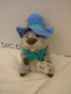 Disney Winnie the Pooh Beanbag Friend High Country Gopher 6" Plush Toy Star Bean