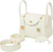 [ROSUNY] Shoulder Bag With Zipper Small Leather Crossbody Bags For Women Purse Handbags