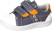 [RICOSTA] Pepino Nippy Kids Shoe, Leather Upper, Double Riptape, Toe Cap, Medium Width