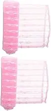 ADOCARN 2pcs Nylon Bath Scrubber Towel for Exfoliating and Deep Cleaning Back Soft and Gentle Sensitive Skin for Comfortable Bathing and Skin Care