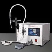 HOLGVE Liquid Filling Machine, Single Head Bottle Filler, Automatic Filler Machine, Numerical Control Quantitative Liquid Filling, for Water Milk Vinegar