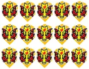5 New Sets Harrows Quadro Standard Dart Flights – Dragon