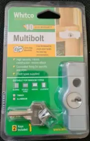 Whitco CYL4 Multibolt Window Lock - SILVER - Locks - W2205111