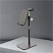 Headset Stand Headset Holder Headphone Stand and Phone Holder Height and Angle Adjustable Gaming Headset Holder Desktop Creativity Headset Desktop Headset Holder (Color : Black)