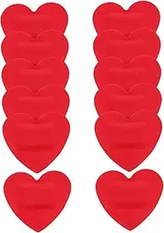 3sets Sturdy Heart Shaped Bandage First Aid Dressing for Care Small Patches Hypoallergenic Breathable 12pcs*3
