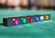 Black Metal Gems Magic Trick, Watch Video Demo, w/Tutorial, Hot Rod, Hotrod, Red