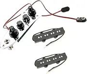 ULDIGI 4-string Bass Pickup Kit Iron Bass Pickup Tone Adjustment Tool Lightweight Easy Install