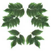 Large Peony Fake Leaves 50 Pcs Artificial Plants Greenery Decorations