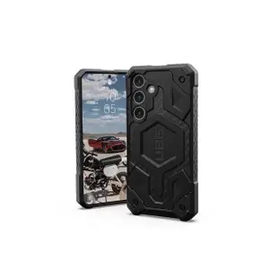 【UAG】Galaxy S24 磁吸式頂級版耐衝擊保護殼-碳黑(支援MagSafe功能 10年保固)