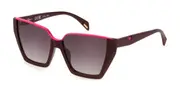 Police SPLL33 GEM 1 0G96 Women’s Sunglasses Burgundy Size 57