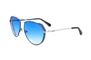 Sunglasses Balmain BL2532B 01 GOLD MATT DK BLUE 58/18/140 WOMAN 58 mm