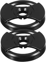 Gadpiparty 2pcs Stylish Round Record Player Adapter Durable Turntable Accessory for Easy DIY Installation Compatible with Brands Effortlessly Convert Vinyl Records