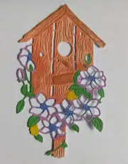 BEAUTIFUL BIRDHOUSE DIE 442244 - Tattered Lace - FREE DOWNLOAD AVAILABLE