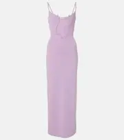 [Christopher Esber] Christopher Esber Salacia cutout jersey maxi dress AU 14 pink
