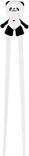 Chopsticks, Chopsticks Panda, Chopsticks for Children, Reusable Non-Slip Chopsticks, Training Chopsticks, Personalized Chopsticks for Ramen, Asian Tableware (Black White)