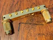 Gold / TonePros Style Roller Bridge / Tune O Matic / Epi, Les Paul, SG, Bigsby