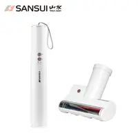 在飛比找myfone網路門市優惠-SANSUI 山水 輕淨吸迷你無線吸塵器+塵蹣刷組 SVC-