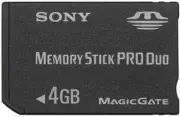 Sony 4 GB Memory Stick Pro Duo Memory Stick for PSP (MSX-M4GST)
