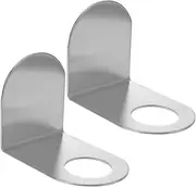 Zerodeko Stainless Steel Wall Shampoo Holder Hook Adhesive Liquid Soap Holder Shampoo Bottle Holder for Shower and Bathroom