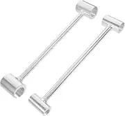 NOLITOY 2PCS Hinge Gap Adjustment Wrench Dual Head Door Hinge Tool for Home Tailor Shops Boutiques Labor Saving User Friendly Design
