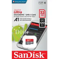 在飛比找蝦皮購物優惠-【公司貨】SanDisk Ultra MicroSD 32G