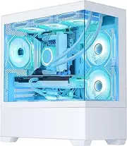 HOENGAGER Sunshine Gaming PC - RTX 5070TI 16G, Intel Core i5-13600KF, 16GB DDR4 RAM, 1TB PCIe + 1TB SATA SSD, 11AC WiFi, 850 PSU, Windows 11 Pro - Desktop Computer