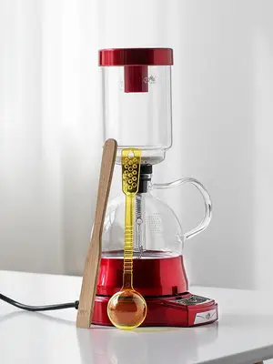 帝國電動虹吸壺 家用咖啡機小型 觸屏虹吸咖啡壺半自動咖啡機套裝