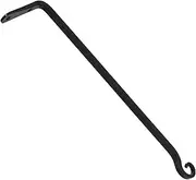 FONDOTIN Outdoor Iron Wall Hanging Bracket Hook Durable Plant Hanger for Lanterns Bird Feeders Flower Baskets Elegant Design for Decor Black Finish